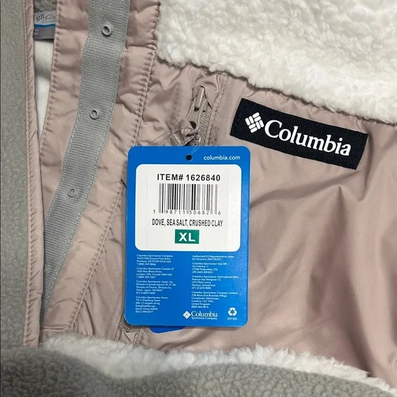 Columbia Womens Fleece Button Up NWT - Picture 4 of 5